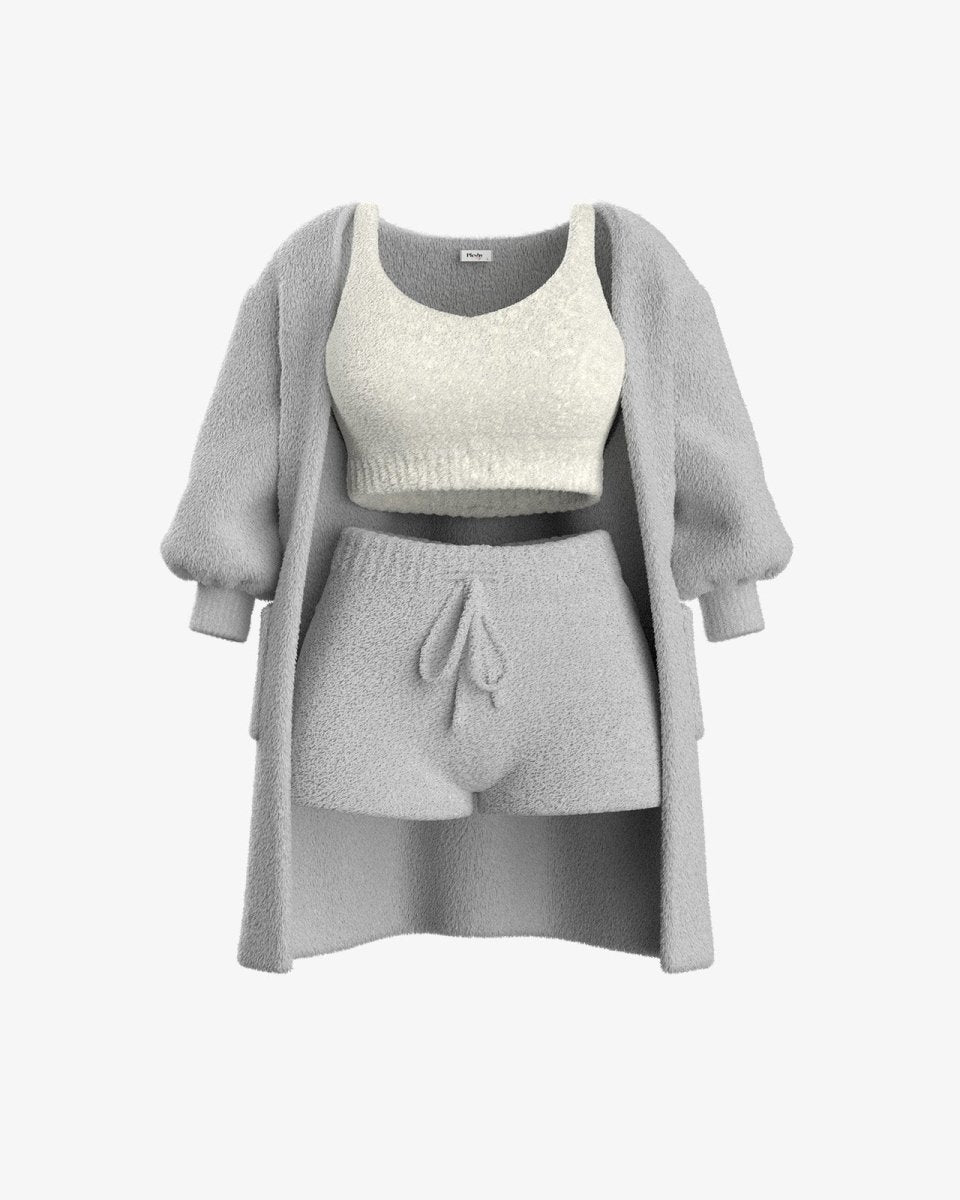 Adève Pleshy Cozy Knit Set