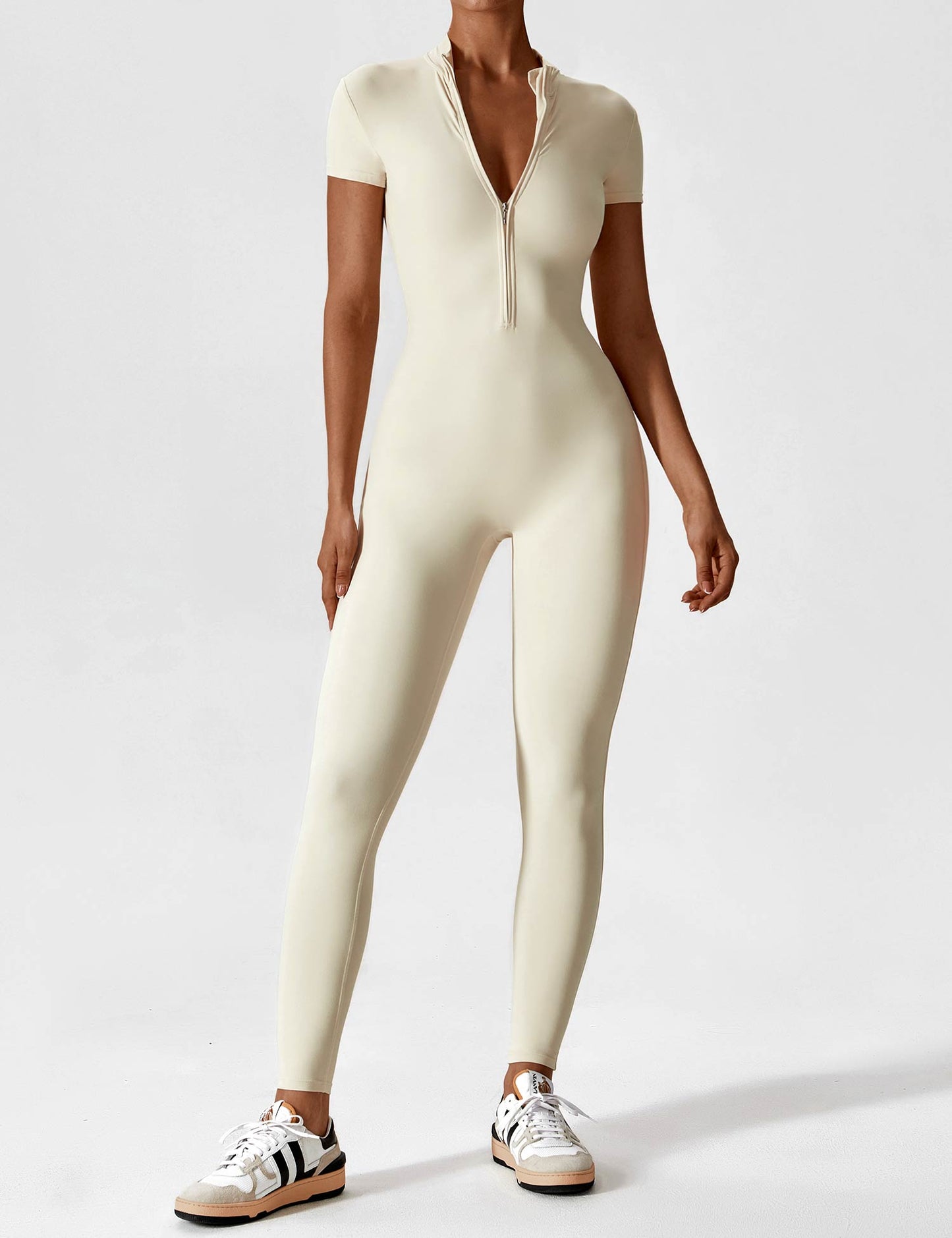 Adève Fit™ Zipper Jumpsuit