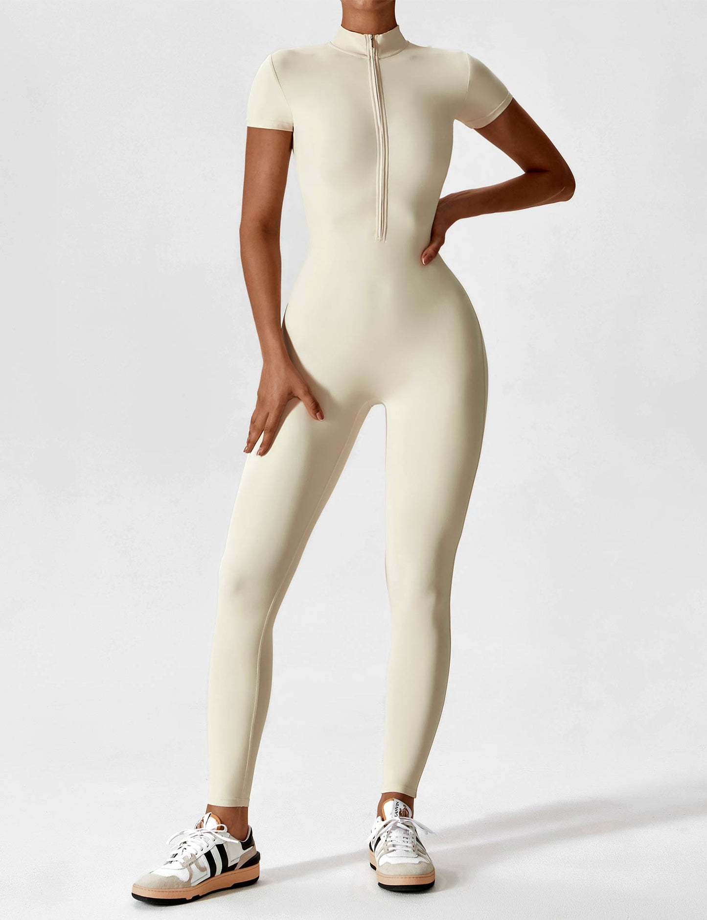 Adève Fit™ Zipper Jumpsuit