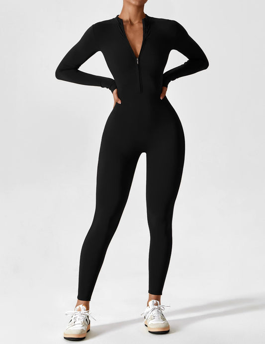 Adève Fit™ Zipper Jumpsuit