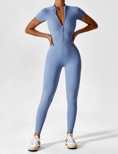 Adève Fit™ Zipper Jumpsuit