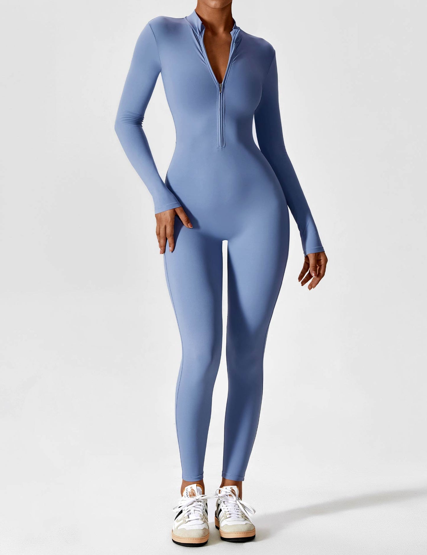 Adève Fit™ Zipper Jumpsuit