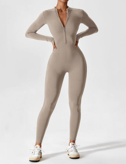 Adève Fit™ Zipper Jumpsuit