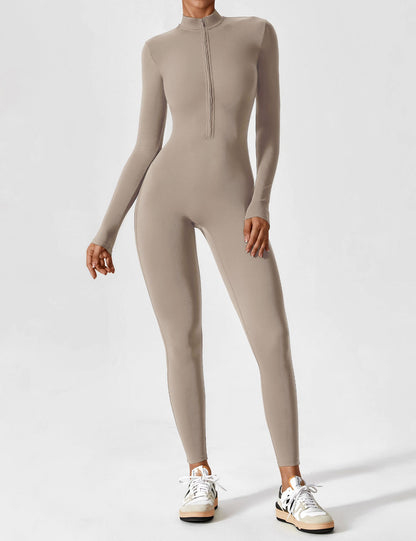 Adève Fit™ Zipper Jumpsuit