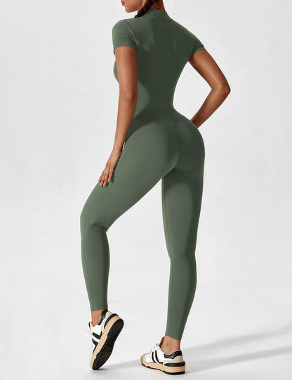 Adève Fit™ Zipper Jumpsuit