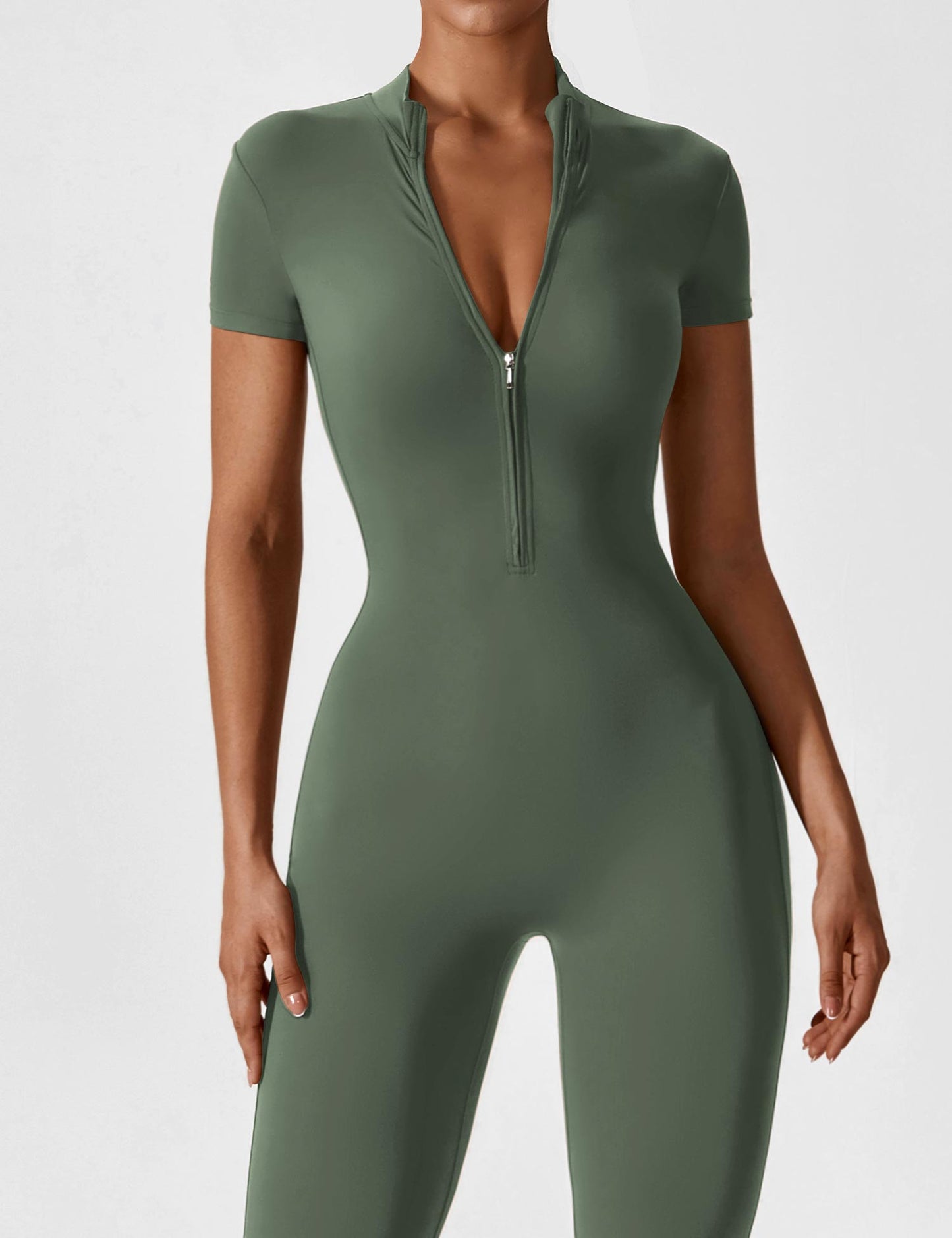 Adève Fit™ Zipper Jumpsuit