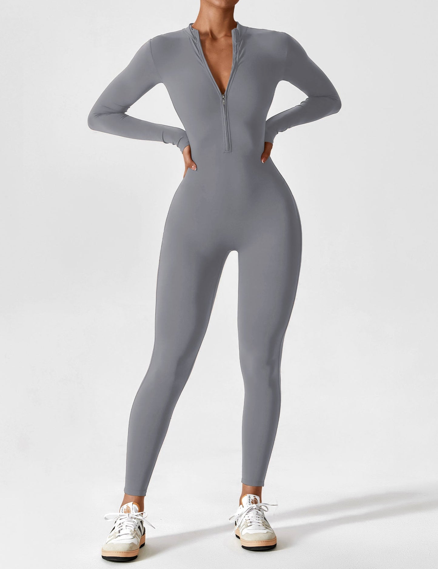 Adève Fit™ Zipper Jumpsuit