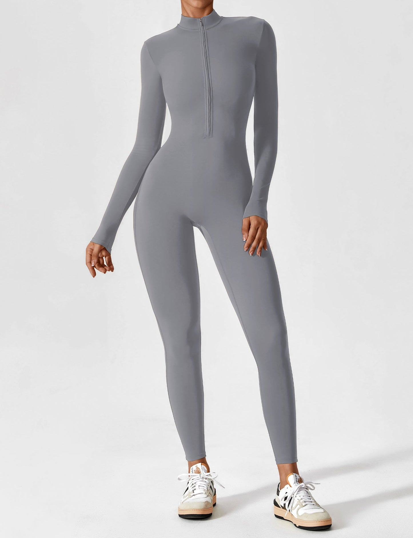 Adève Fit™ Zipper Jumpsuit