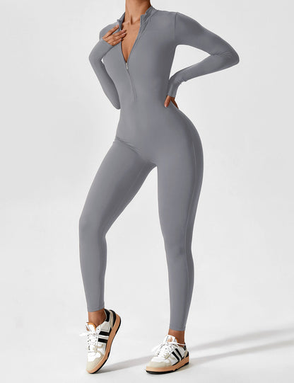 Adève Fit™ Zipper Jumpsuit