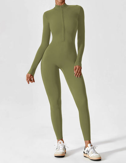 Adève Fit™ Zipper Jumpsuit