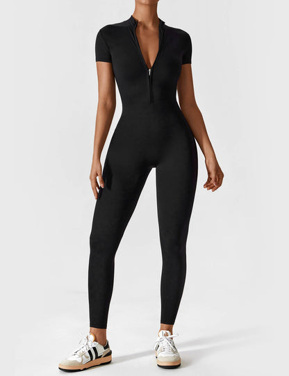 Adève Fit™ Zipper Jumpsuit