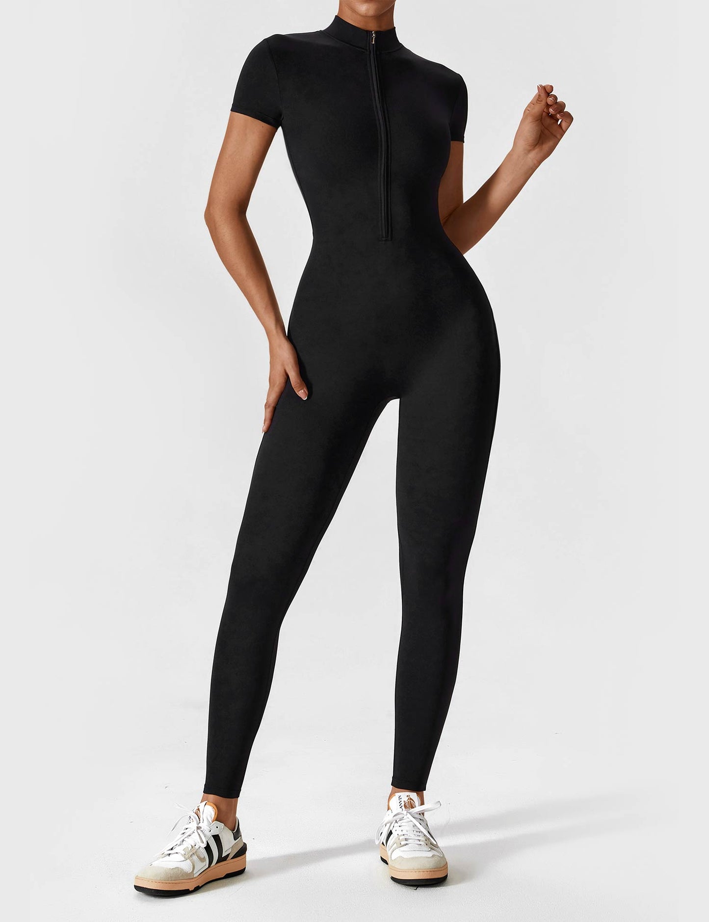 Adève Fit™ Zipper Jumpsuit