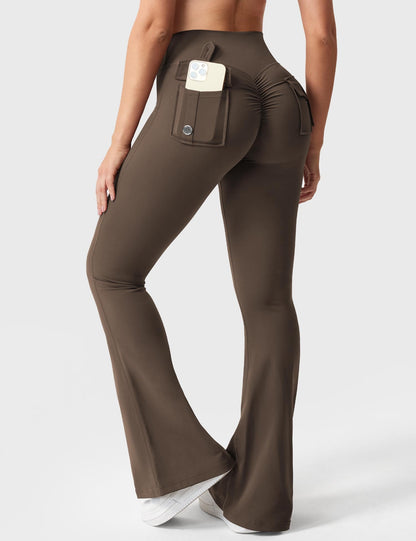 Adève Fit™ Brittany Flared Leggings with Pockets