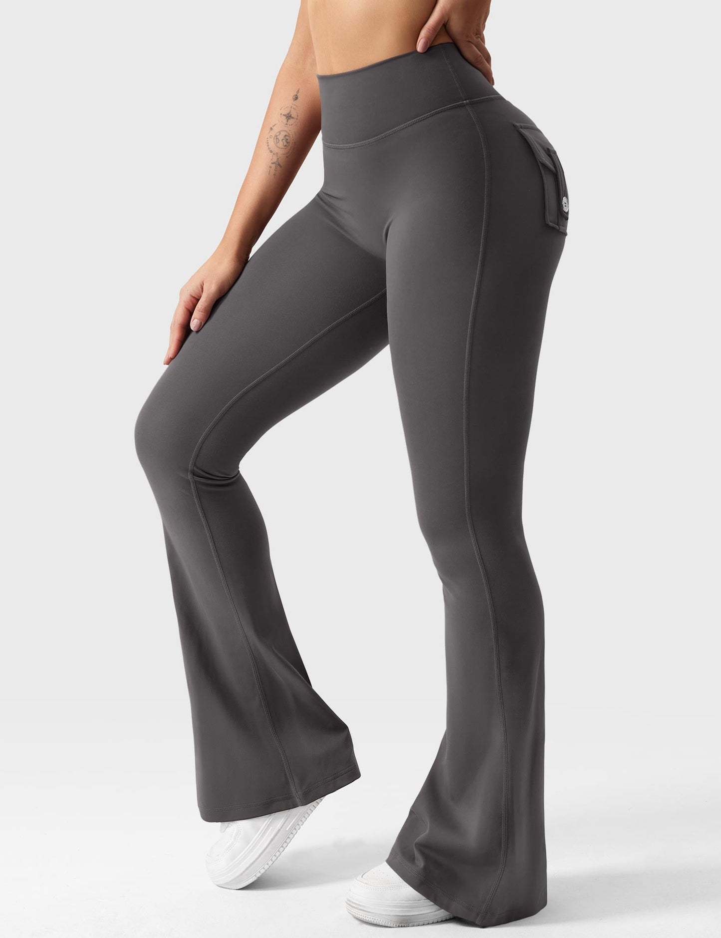 Adève Fit™ Brittany Flared Leggings with Pockets