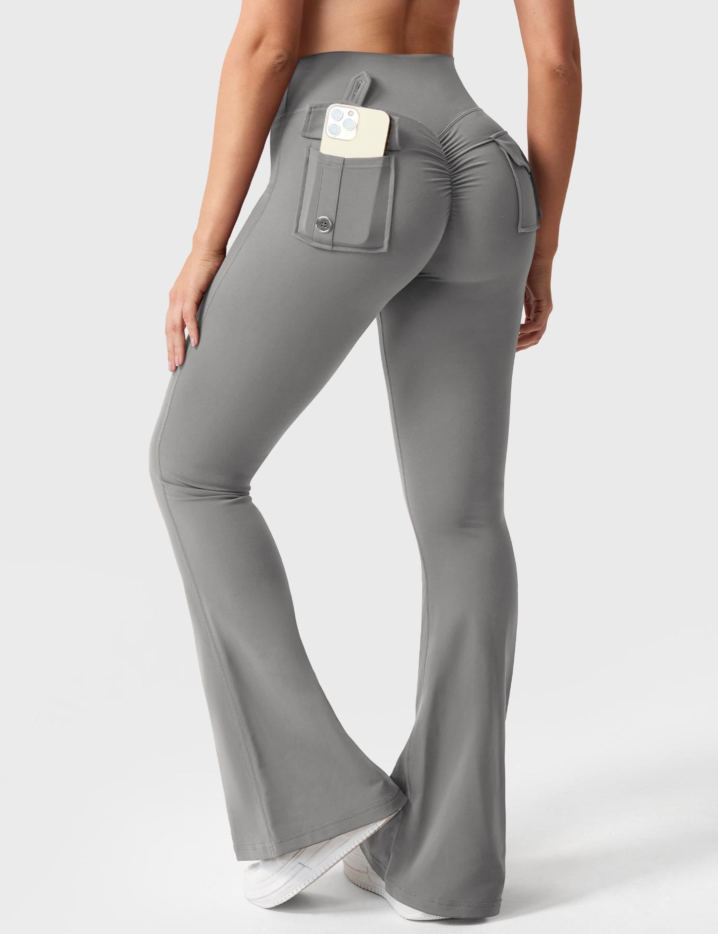 Adève Fit™ Brittany Flared Leggings with Pockets