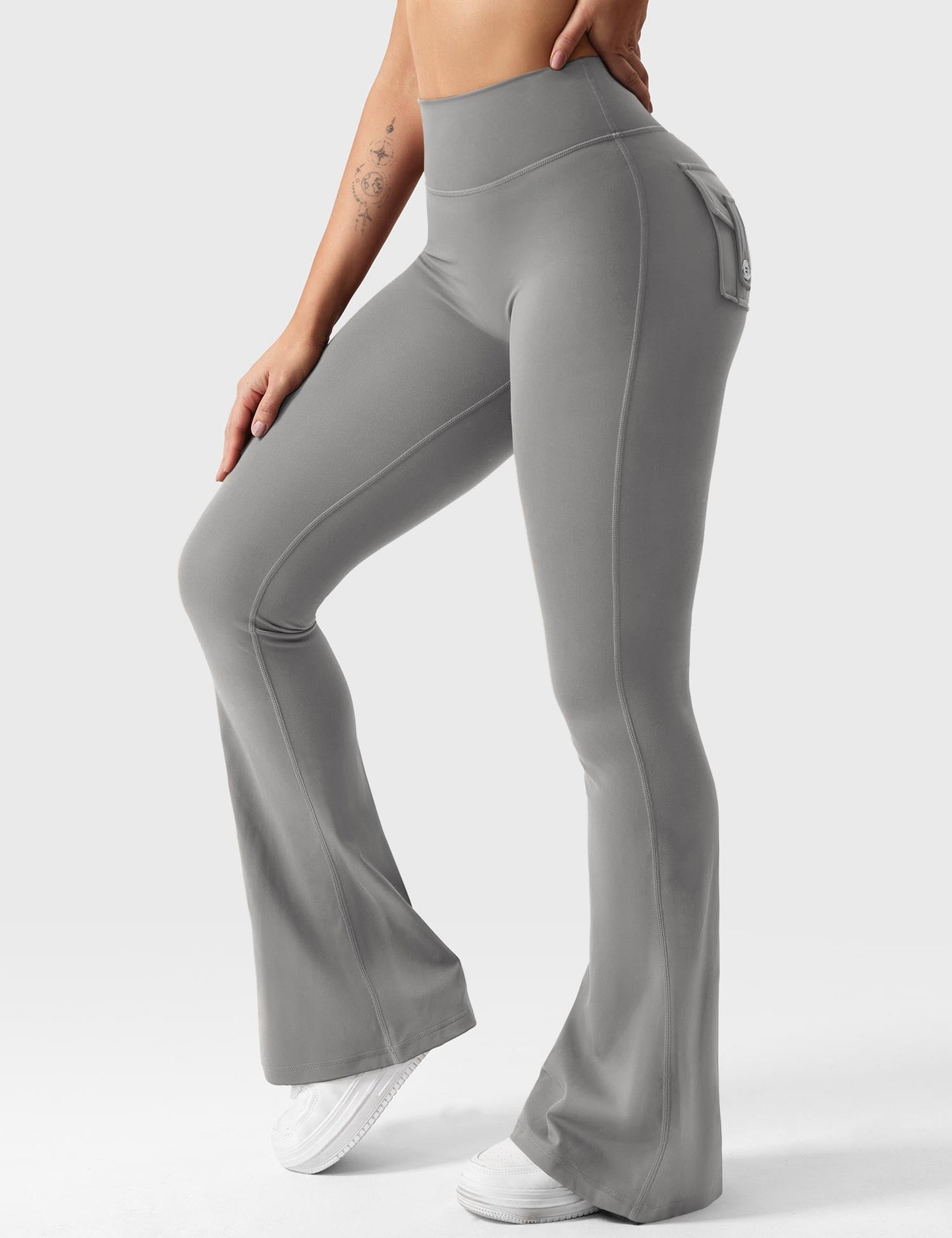 Adève Fit™ Brittany Flared Leggings with Pockets