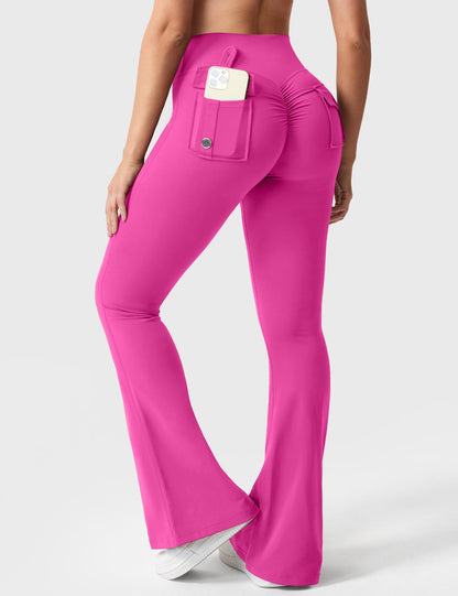 Adève Fit™ Brittany Flared Leggings with Pockets