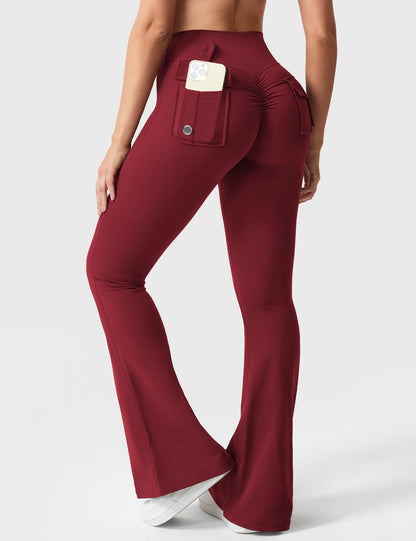 Adève Fit™ Brittany Flared Leggings with Pockets